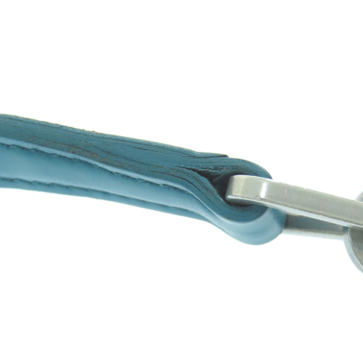 PRADA Shoulder Bag leather green ChainShoulder