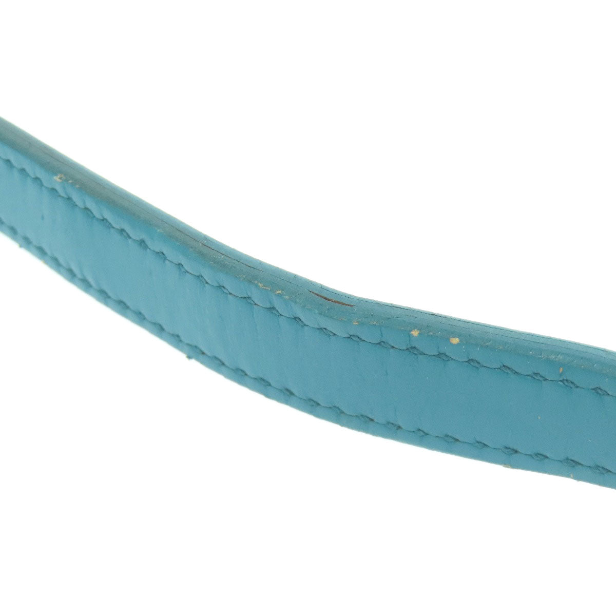 PRADA Shoulder Bag leather green ChainShoulder