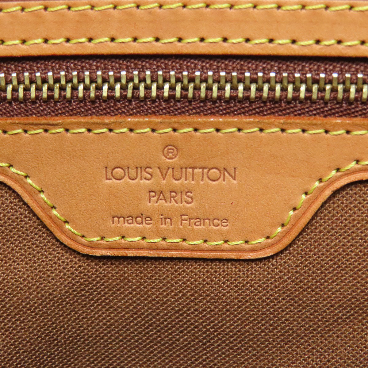 LOUIS VUITTON Tote Bag M51148 Monogram canvas Brown Cabas Piano