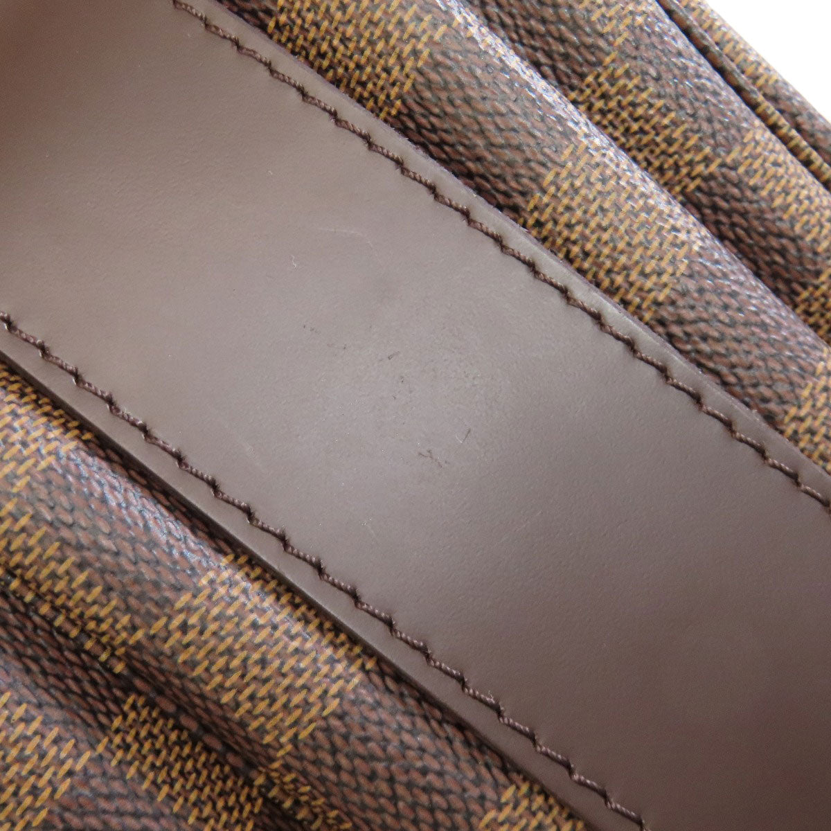 LOUIS VUITTON Shoulder Bag N45255 Damier canvas Brown Naviglio