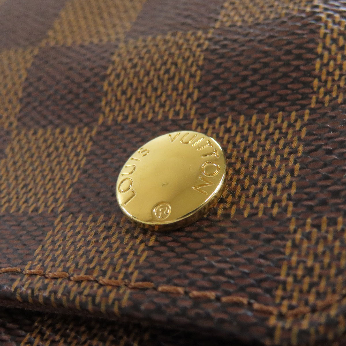 LOUIS VUITTON Shoulder Bag N45255 Damier canvas Brown Naviglio