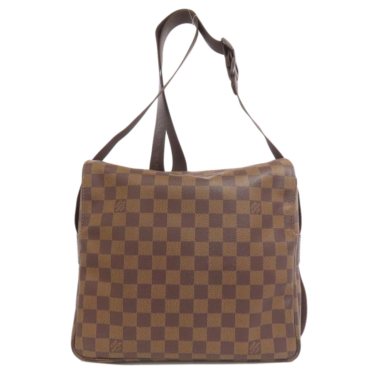 LOUIS VUITTON Shoulder Bag N45255 Damier canvas Brown Naviglio