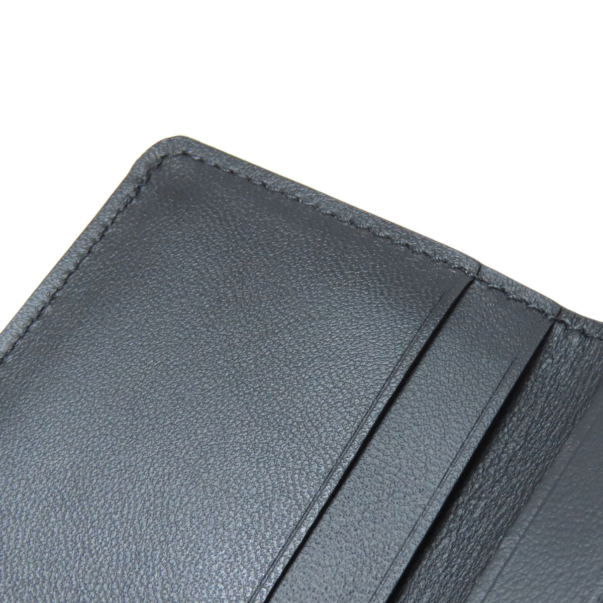 LOUIS VUITTON Bifold Wallet M67498 Mahina leather black Portefeuille Iris XS