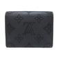 LOUIS VUITTON Bifold Wallet M67498 Mahina leather black Portefeuille Iris XS