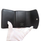 LOUIS VUITTON Bifold Wallet M67498 Mahina leather black Portefeuille Iris XS