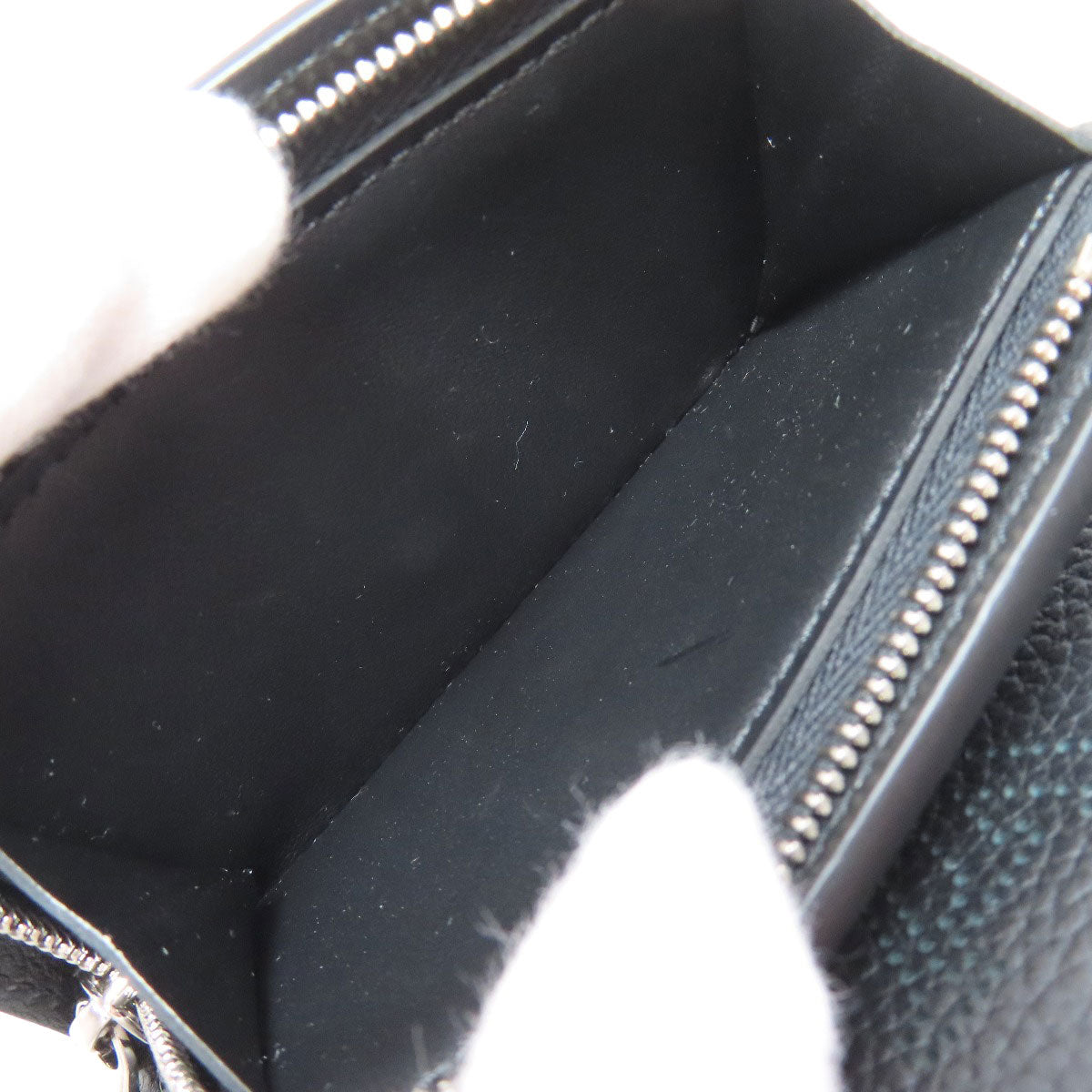 LOUIS VUITTON Bifold Wallet M67498 Mahina leather black Portefeuille Iris XS