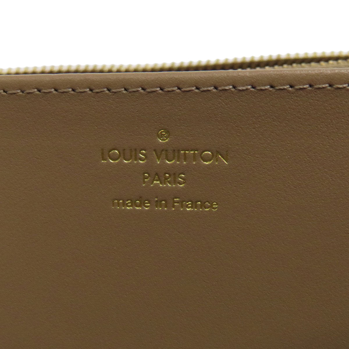 LOUIS VUITTON Long Wallet Purse M81511 lambskin Brown Zippy wallet