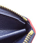 LOUIS VUITTON Long Wallet Purse M69415 Ann Platt Navy Portefeuille Clemence