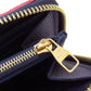 LOUIS VUITTON Long Wallet Purse M69415 Ann Platt Navy Portefeuille Clemence