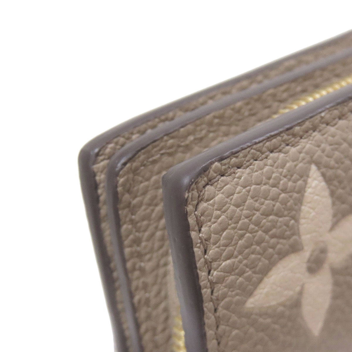 LOUIS VUITTON Bifold Wallet M82370 Ann Platt beige Portefeuille Clare