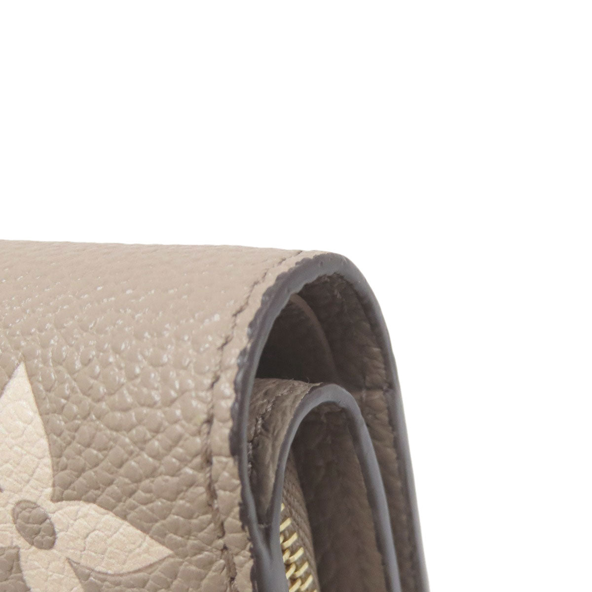 LOUIS VUITTON Bifold Wallet M82370 Ann Platt beige Portefeuille Clare