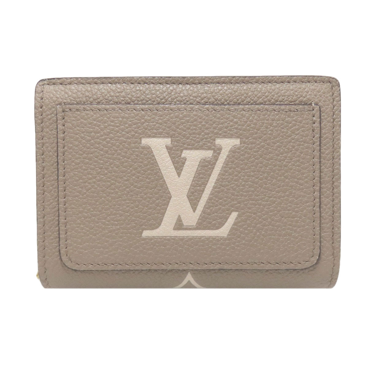 LOUIS VUITTON Bifold Wallet M82370 Ann Platt beige Portefeuille Clare