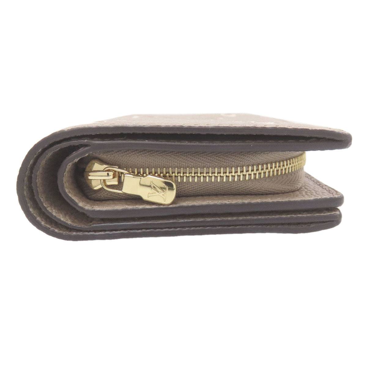 LOUIS VUITTON Bifold Wallet M82370 Ann Platt beige Portefeuille Clare