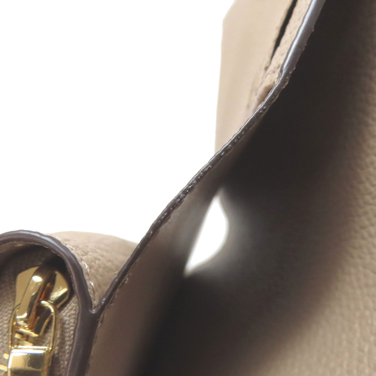 LOUIS VUITTON Bifold Wallet M82370 Ann Platt beige Portefeuille Clare