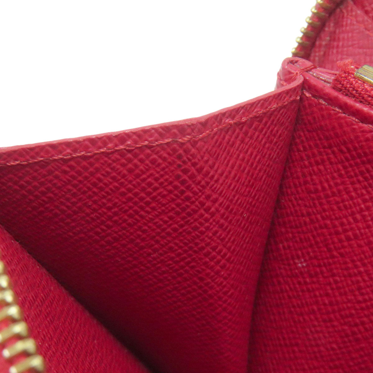 LOUIS VUITTON Long Wallet Purse M95006 Monogram canvas Brown Porto Monnaie Zip Cherry