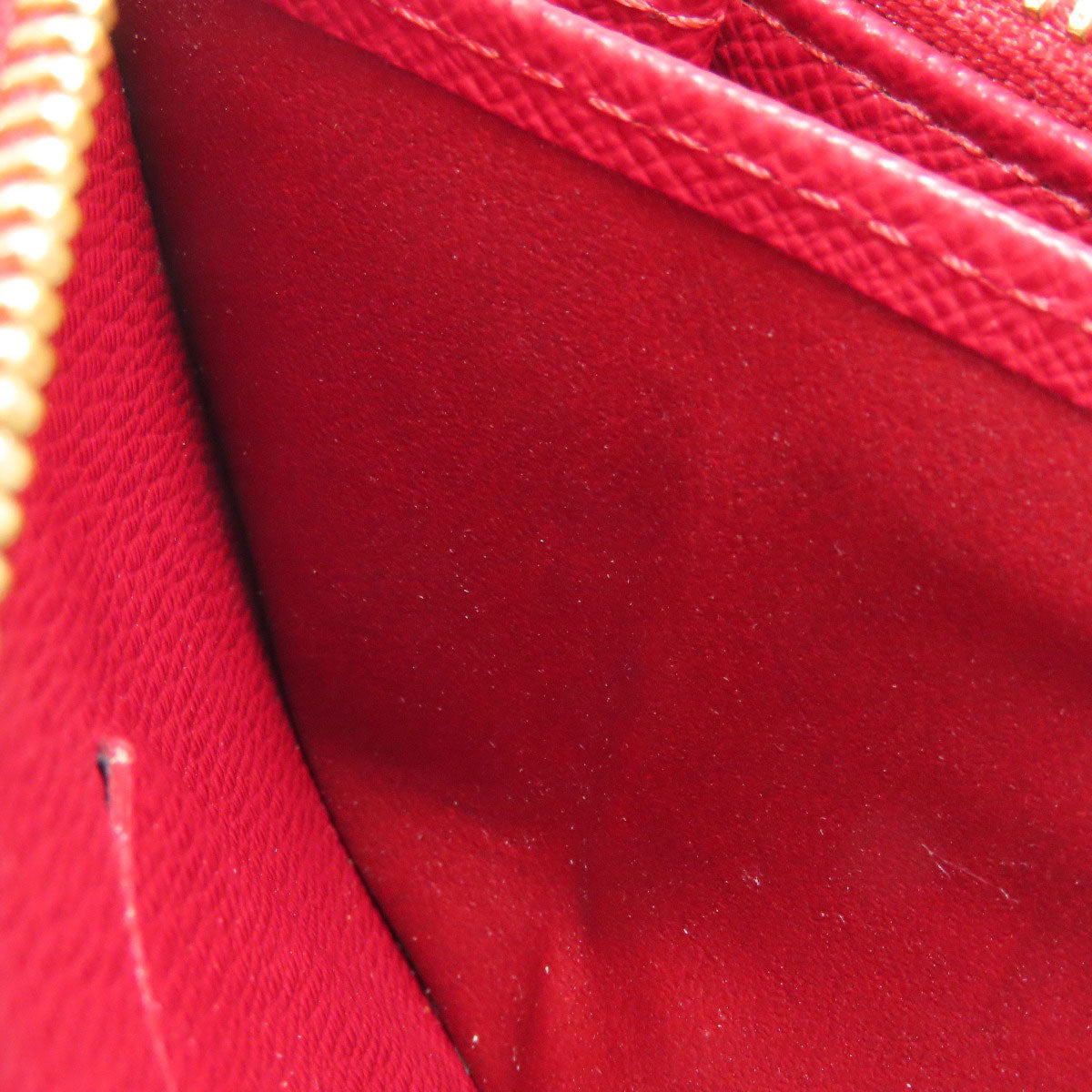 LOUIS VUITTON Long Wallet Purse M95006 Monogram canvas Brown Porto Monnaie Zip Cherry