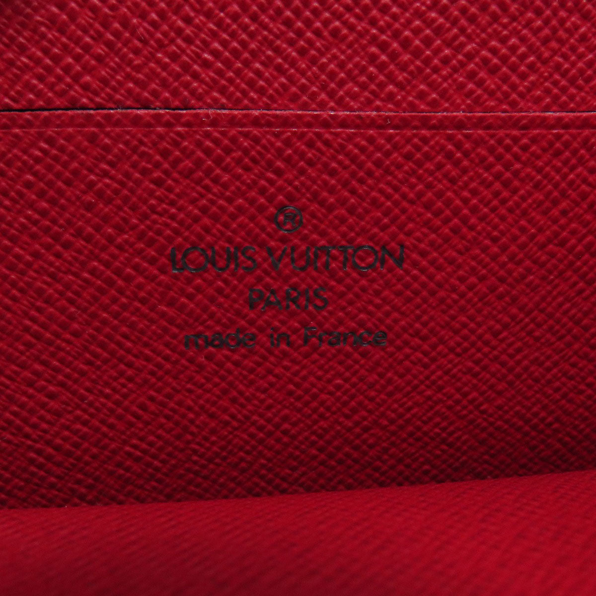 LOUIS VUITTON Long Wallet Purse M95006 Monogram canvas Brown Porto Monnaie Zip Cherry