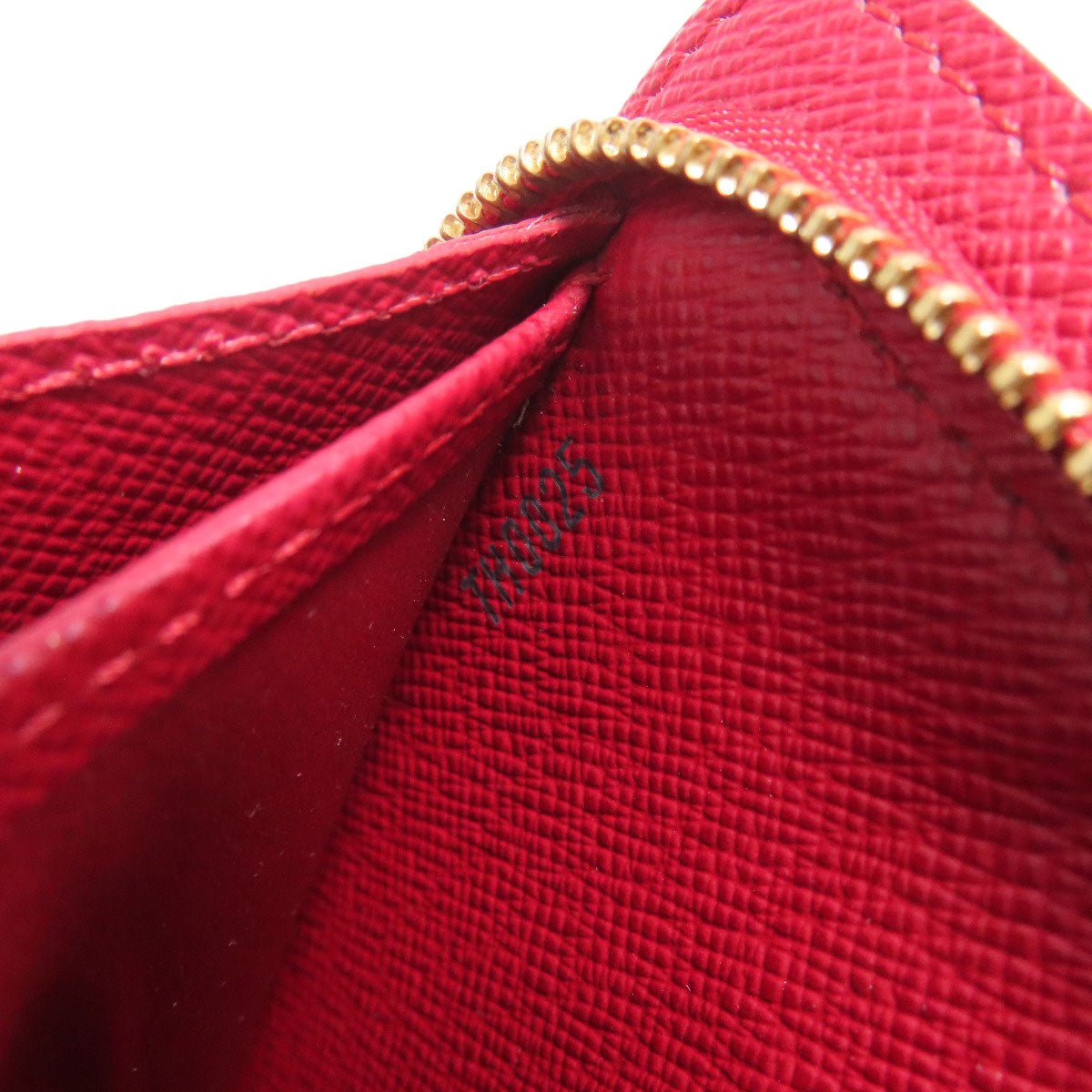 LOUIS VUITTON Long Wallet Purse M95006 Monogram canvas Brown Porto Monnaie Zip Cherry