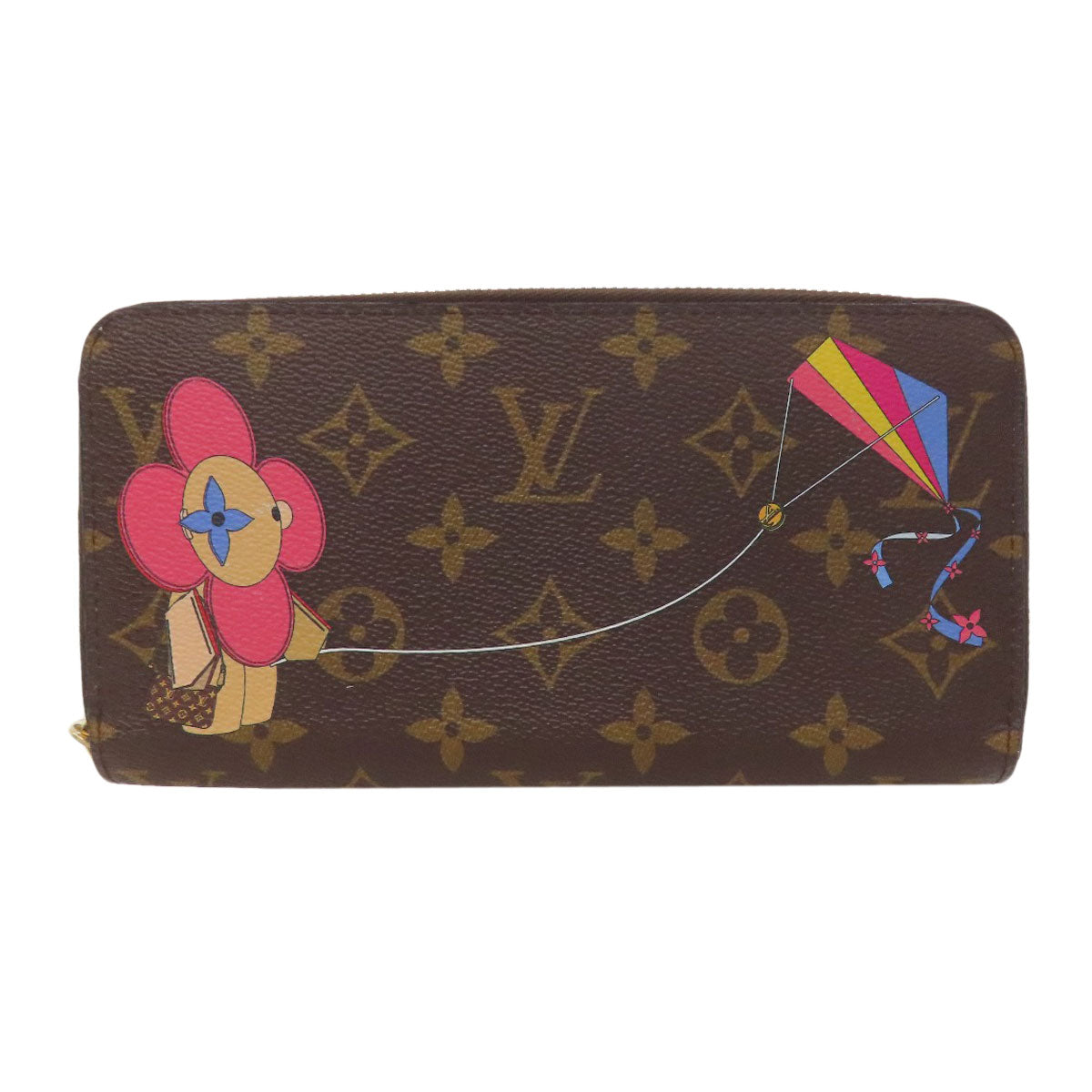LOUIS VUITTON Long Wallet Purse M69054 Monogram canvas Brown Zippy Wallet Vivienne