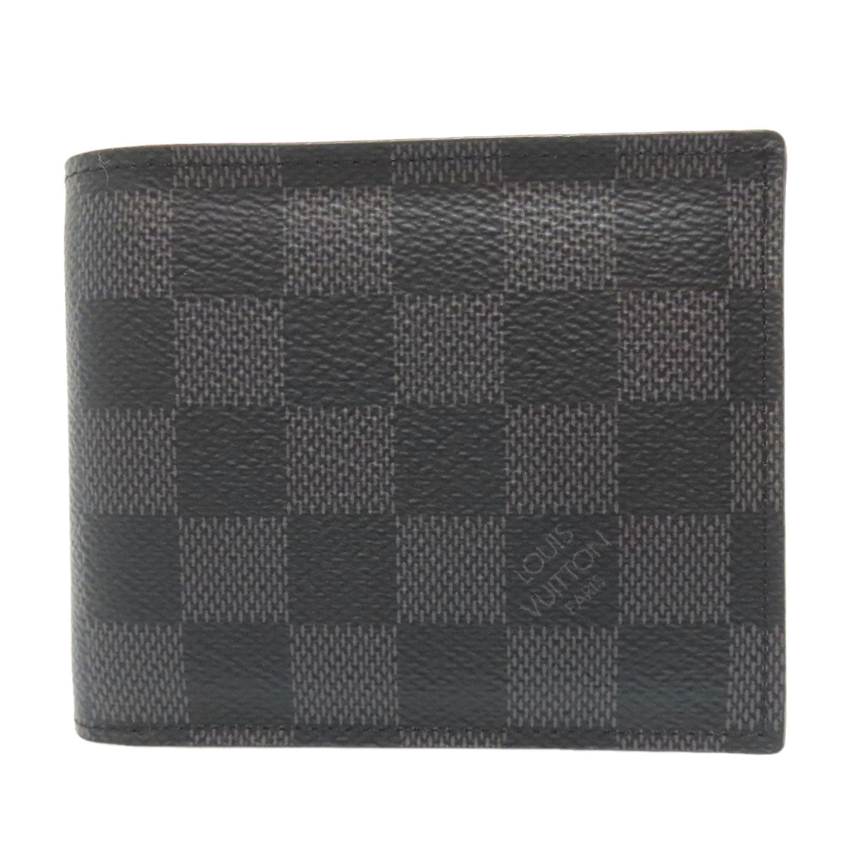 LOUIS VUITTON Bifold Wallet N60053 Damier canvas gray Portefeuille Amerigo NM