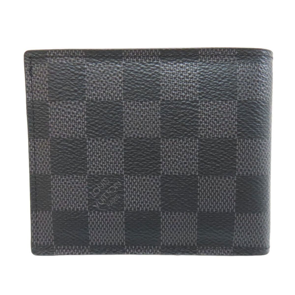 LOUIS VUITTON Bifold Wallet N60053 Damier canvas gray Portefeuille Amerigo NM