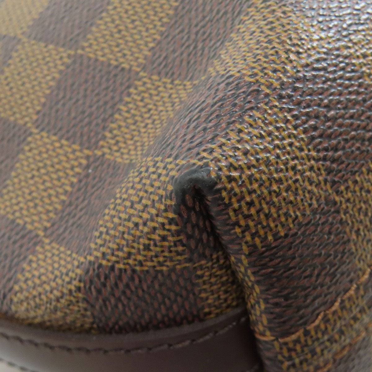 LOUIS VUITTON Handbag N51995 Damier canvas Brown Irovo PM