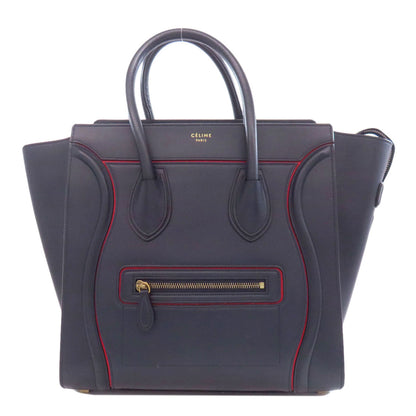 CELINE Tote Bag Calfskin Navy Luggage medium