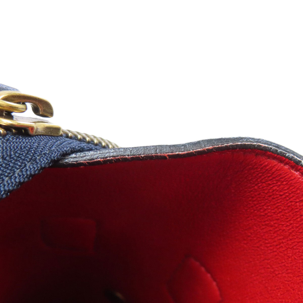 CELINE Tote Bag Calfskin Navy Luggage medium