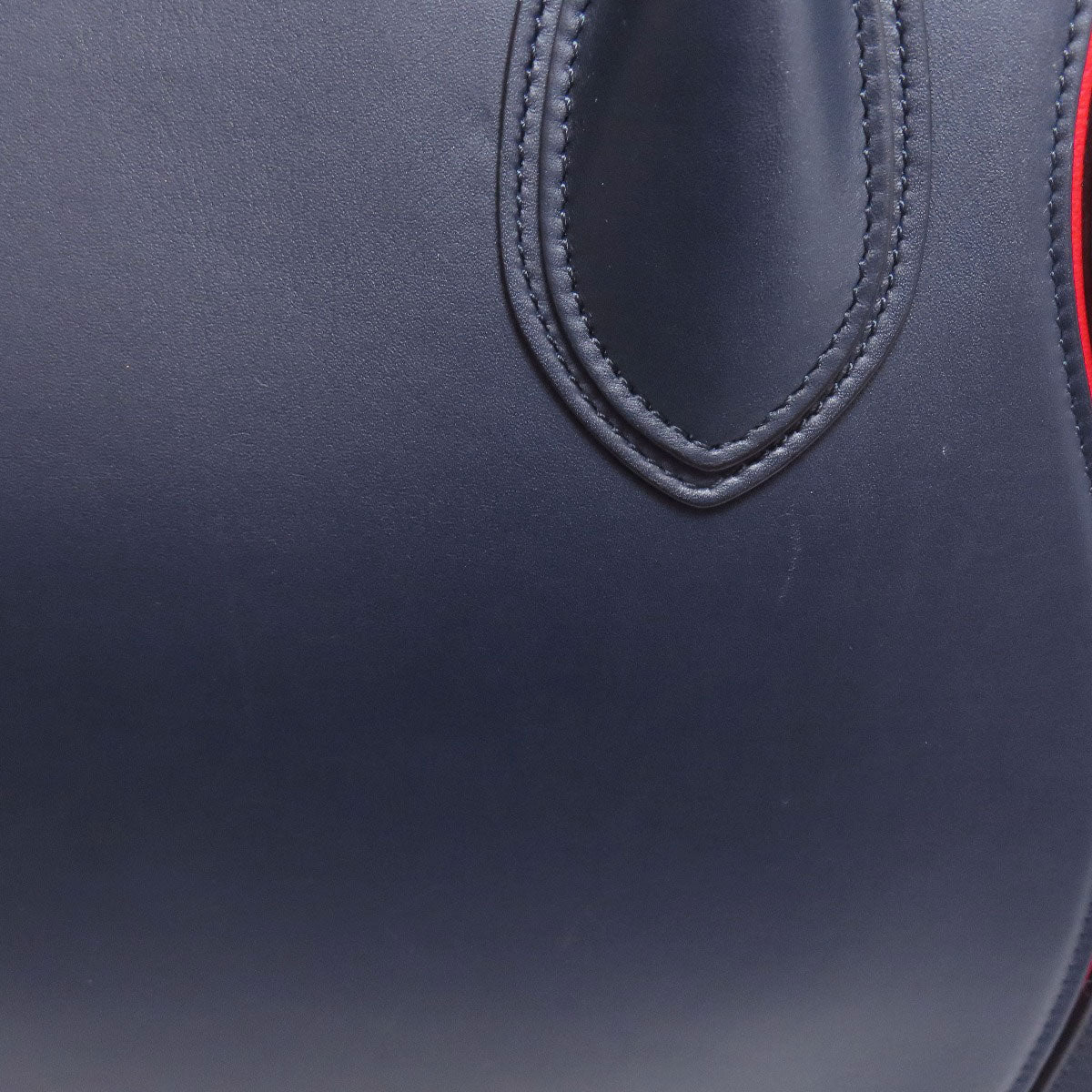 CELINE Tote Bag Calfskin Navy Luggage medium