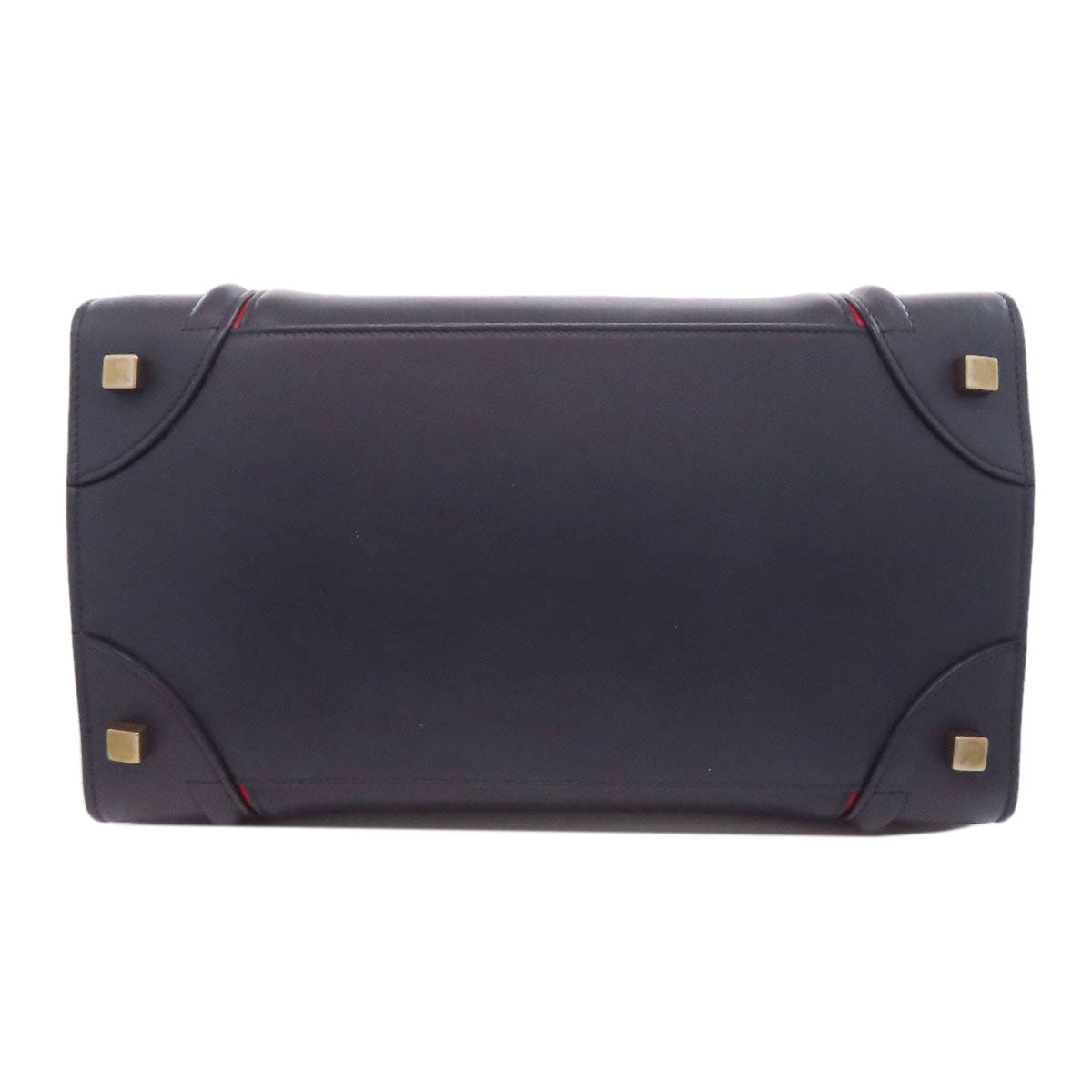 CELINE Tote Bag Calfskin Navy Luggage medium