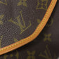 LOUIS VUITTON Shoulder Bag M42252 Monogram canvas Brown Saumur43 LL