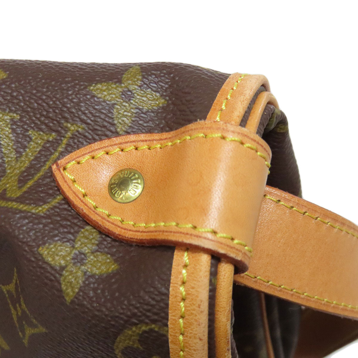 LOUIS VUITTON Shoulder Bag M42252 Monogram canvas Brown Saumur43 LL