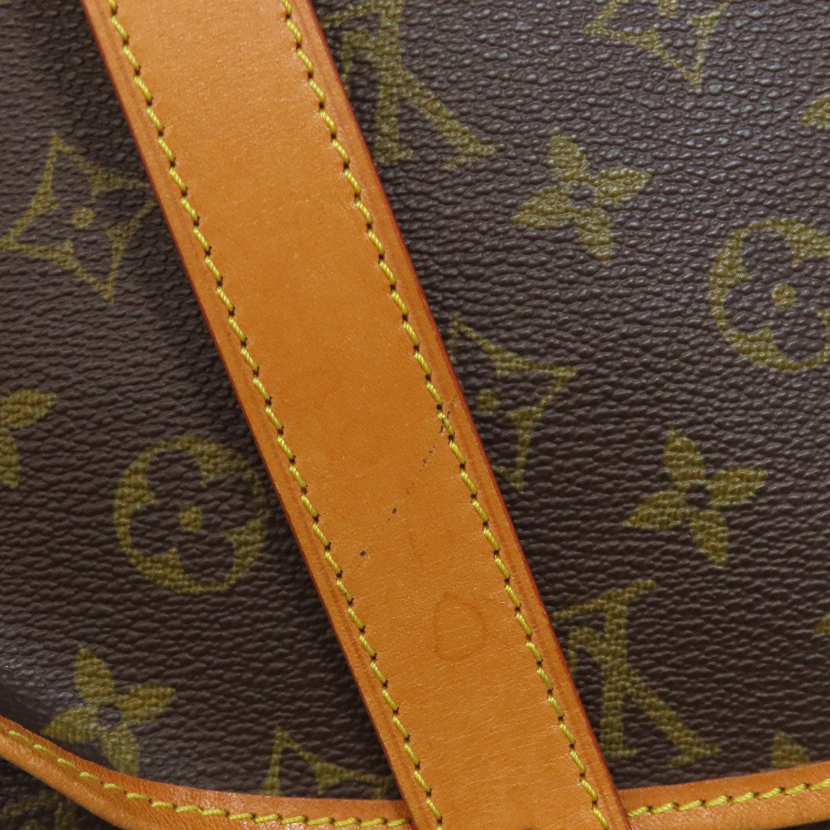 LOUIS VUITTON Shoulder Bag M42252 Monogram canvas Brown Saumur43 LL