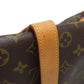 LOUIS VUITTON Shoulder Bag M42252 Monogram canvas Brown Saumur43 LL