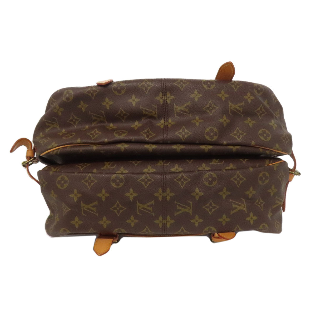 LOUIS VUITTON Shoulder Bag M42252 Monogram canvas Brown Saumur43 LL