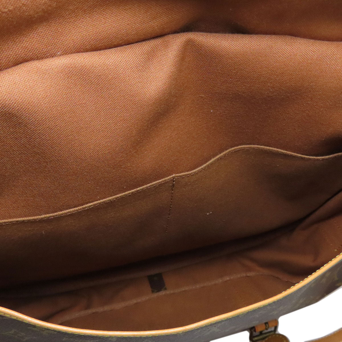 LOUIS VUITTON Shoulder Bag M42252 Monogram canvas Brown Saumur43 LL