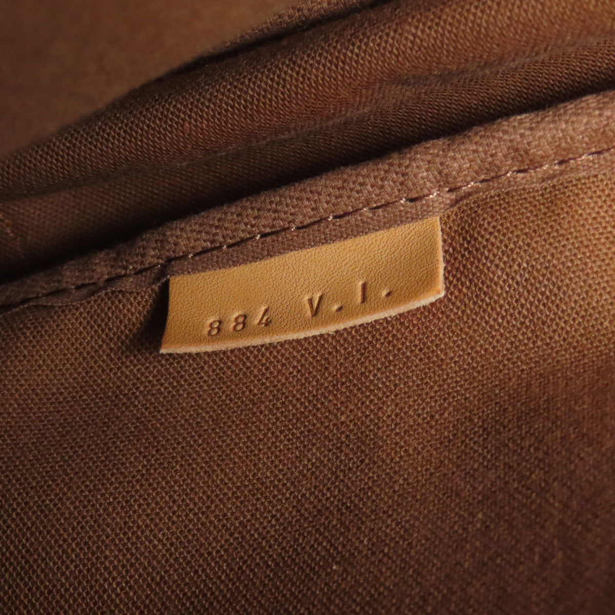 LOUIS VUITTON Shoulder Bag M42252 Monogram canvas Brown Saumur43 LL