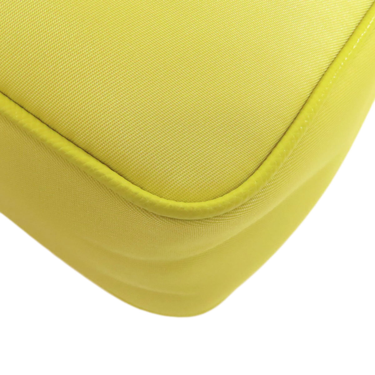 PRADA Handbag Nylon yellow Mini 2WAY