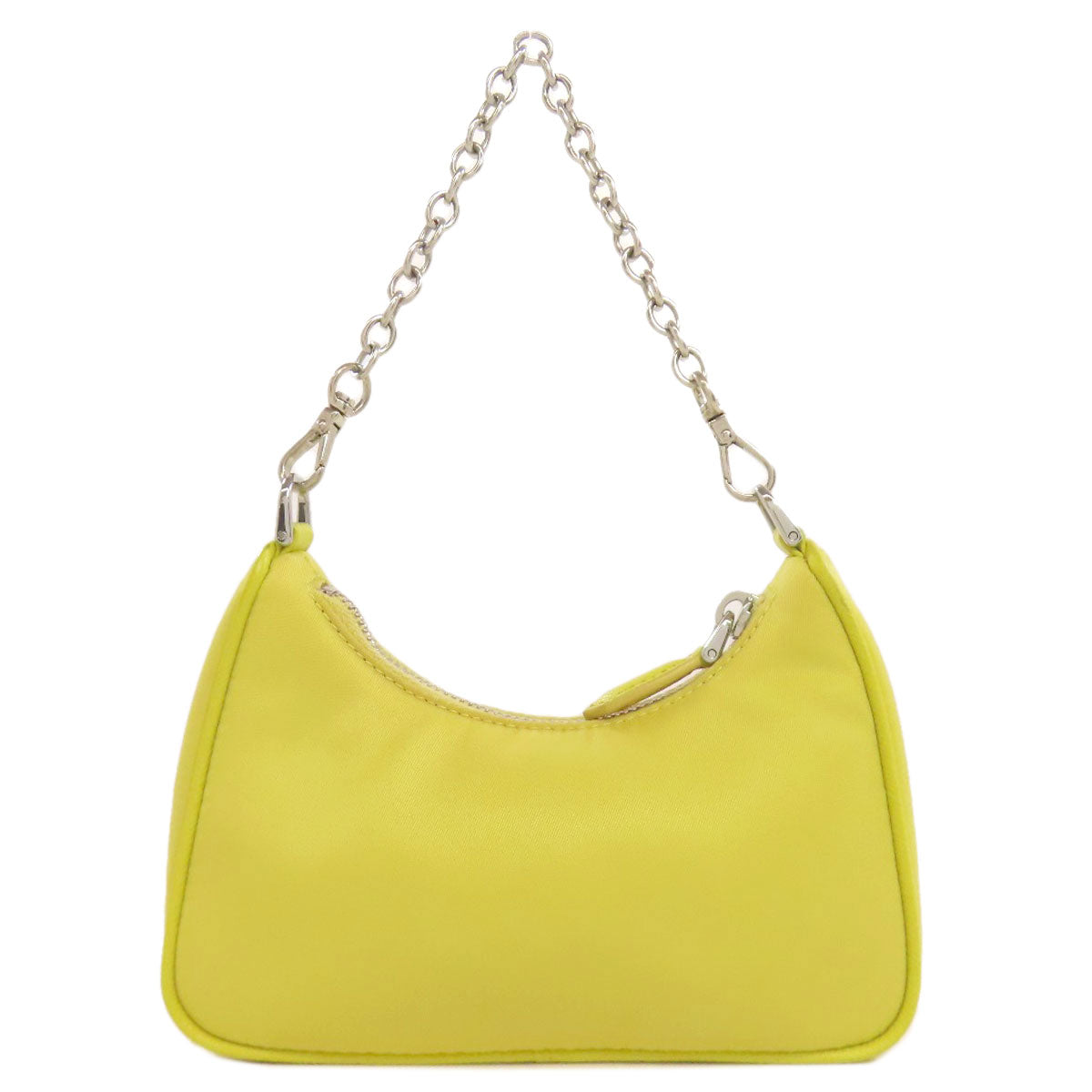PRADA Handbag Nylon yellow Mini 2WAY