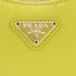 PRADA Handbag Nylon yellow Mini 2WAY