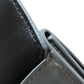 BALENCIAGA Bifold Wallet leather Silver logo tri-fold wallet mini wallet