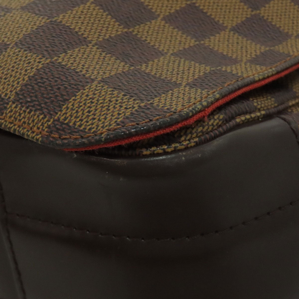 LOUIS VUITTON Shoulder Bag N45258 Damier canvas Brown Bastille