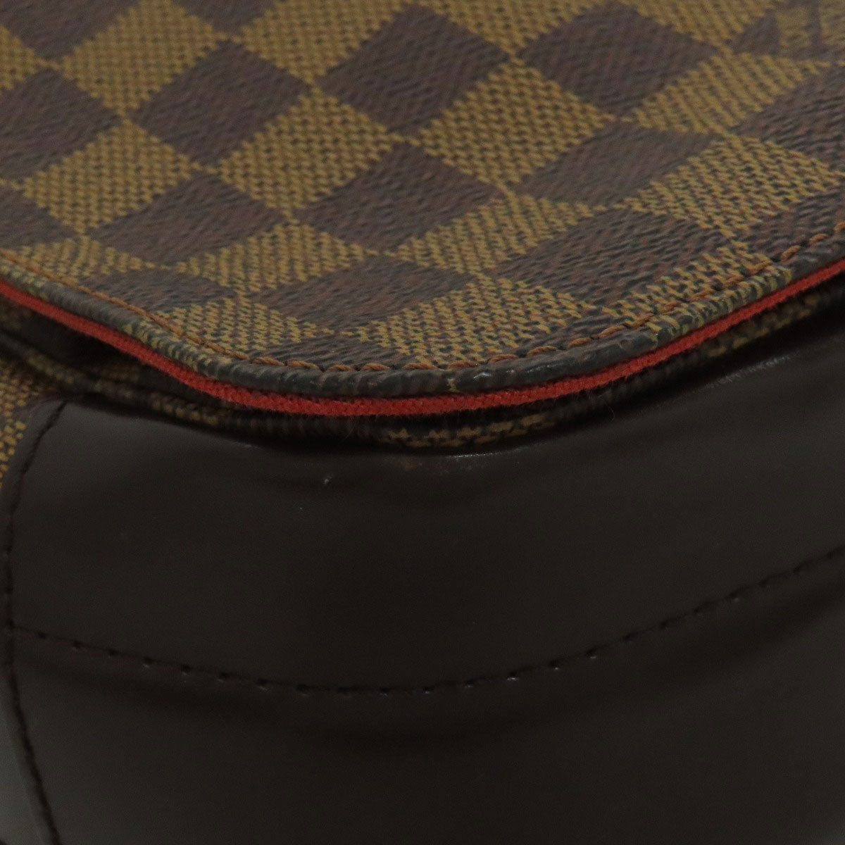 LOUIS VUITTON Shoulder Bag N45258 Damier canvas Brown Bastille