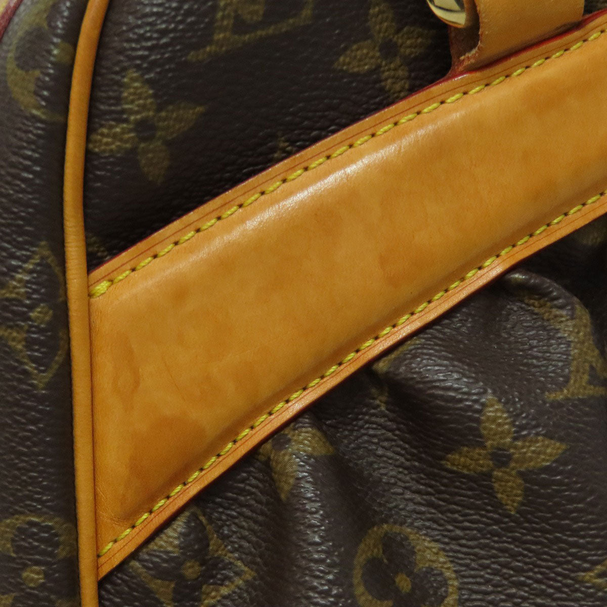 LOUIS VUITTON Handbag M40058 Monogram canvas Brown Mizzi