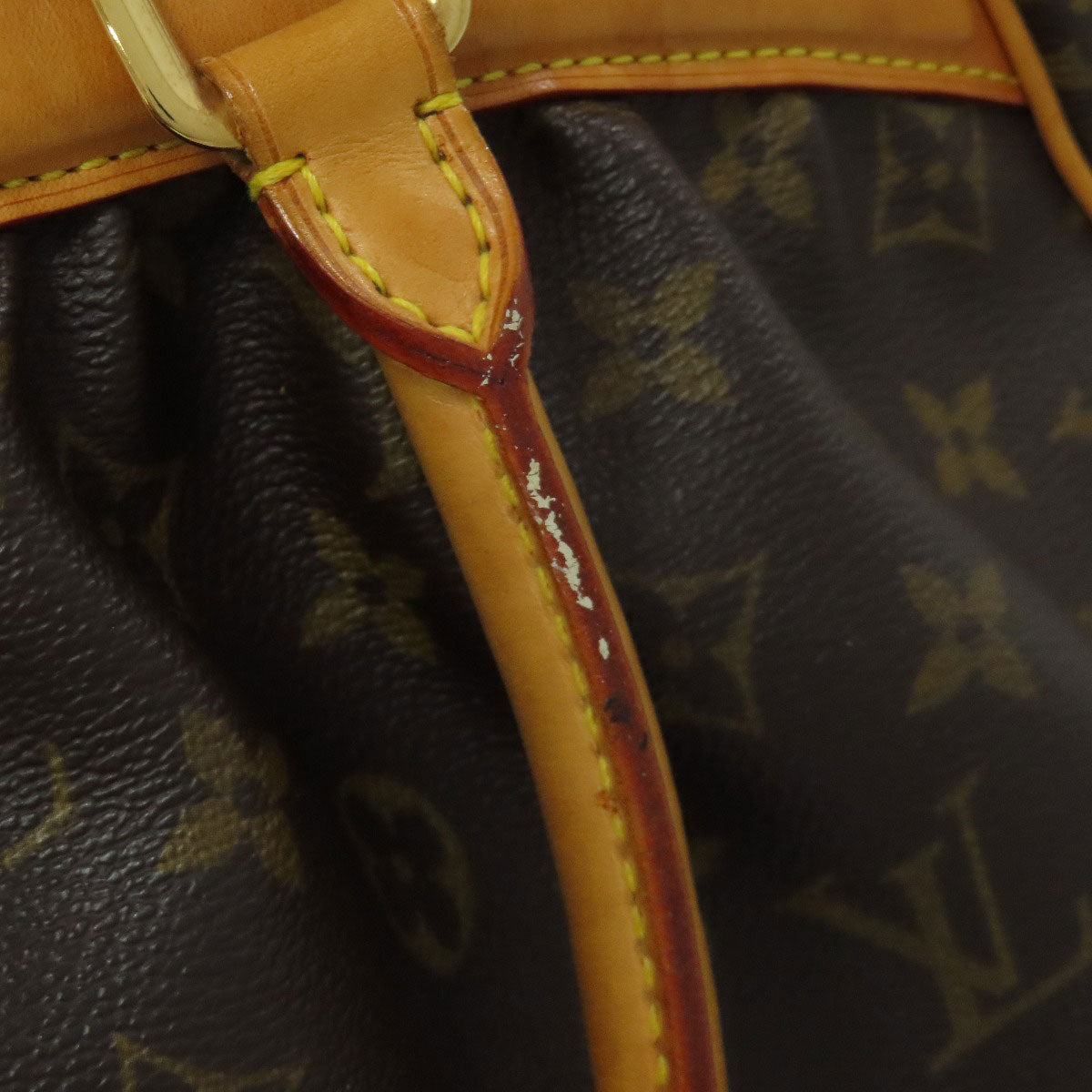 LOUIS VUITTON Handbag M40058 Monogram canvas Brown Mizzi