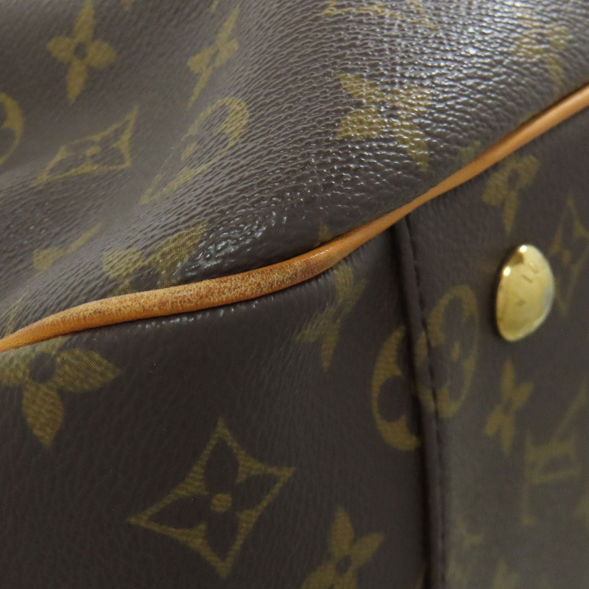 LOUIS VUITTON Handbag M40058 Monogram canvas Brown Mizzi