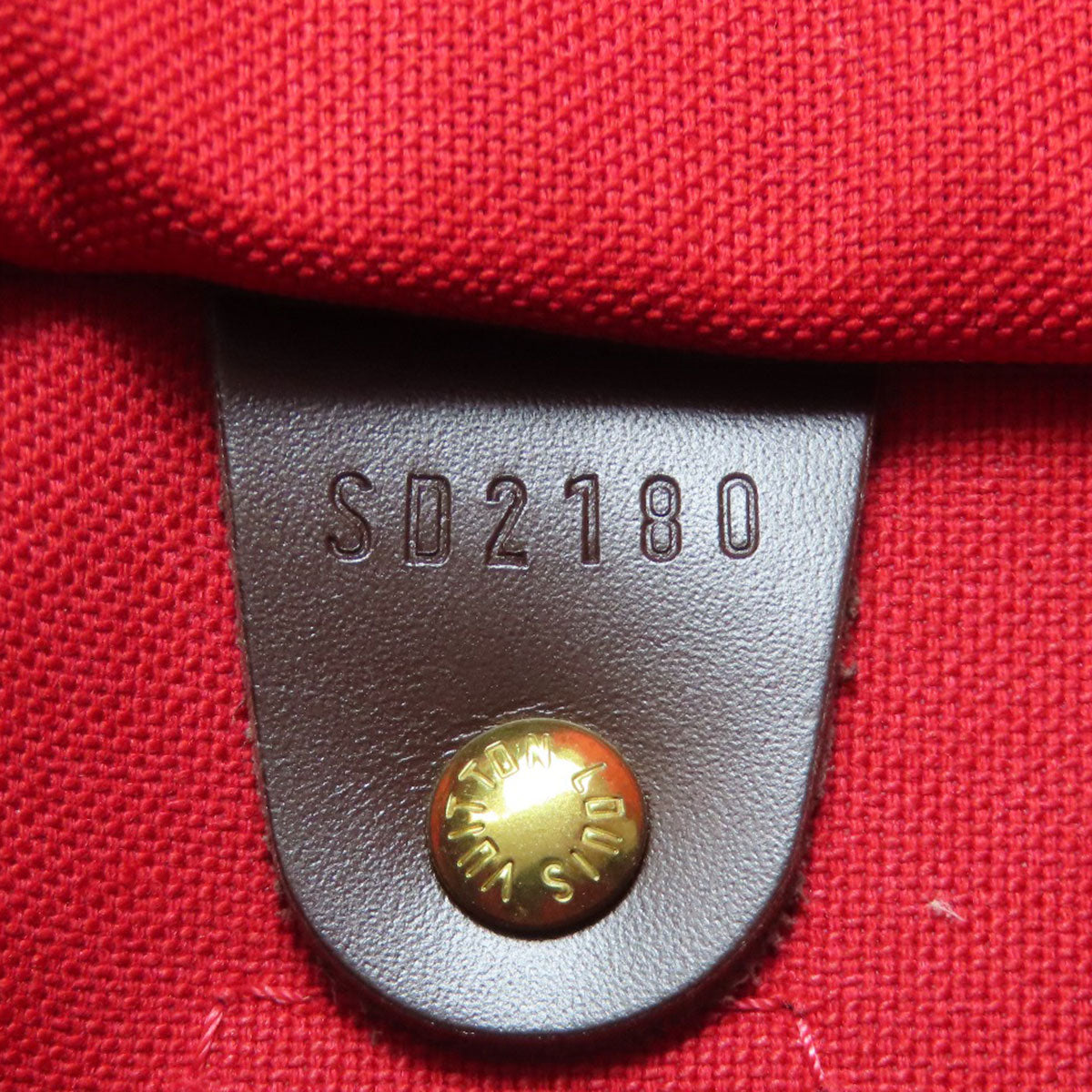 LOUIS VUITTON Handbag N41532 Damier canvas Brown Speedy 25