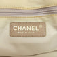 CHANEL Tote Bag Nylon jacquard beige New Travel Line MM