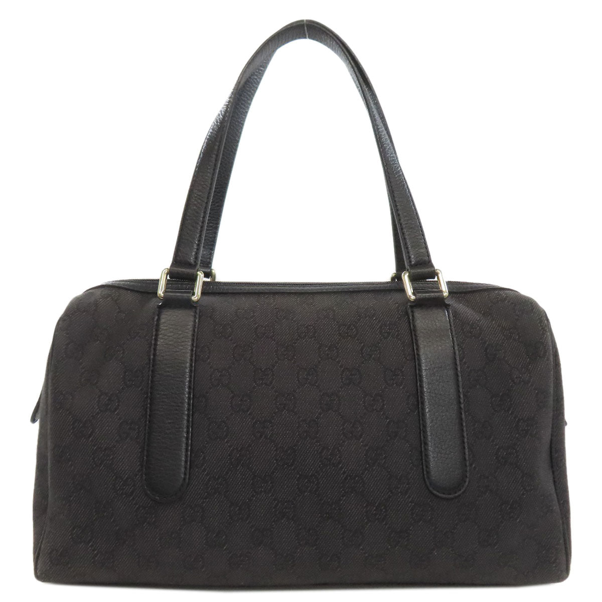 GUCCI Boston Duffel bag 257288 canvas black GG Pattern Outlet Mini Boston Bag