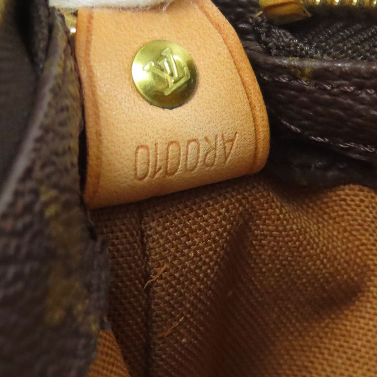 LOUIS VUITTON Tote Bag M51151 Monogram canvas Brown Cabas Mezzo